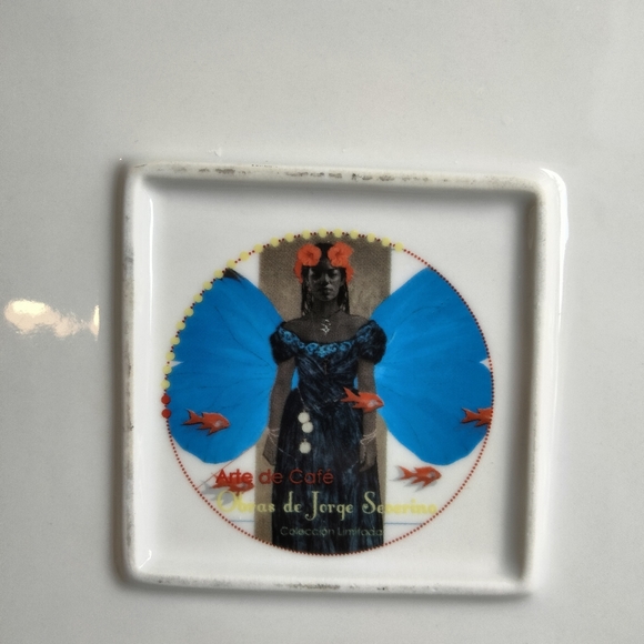 LAST ONE Jorge Severino Arte de Cafe 11" serving plate - Picture 4 of 10
